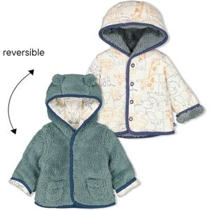 Feetje Veste reversible Animals Petrol