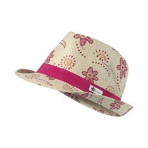 Sterntaler Chapeau de paille fleurs sand