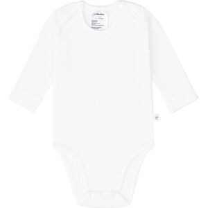 LÄSSIG Body bebe manches longues côtele milky blanc