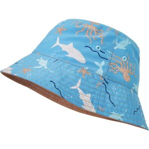 Playshoes Chapeau de pecheur anti-UV animaux marins turquoise