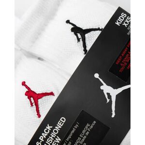 Jordan LEGEND CREW SOCKS 6-PACK  Socks white en taille:Age 4-6   EU 104-116 - Publicité