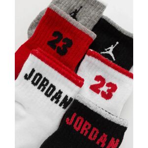 JORDAN LEGACY INFANT/TODDLER ANKLE 6PK  Socks multi red en taille:Age 2-4   EU 92-104 - Publicité