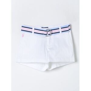 Pantalon Court POLO RALPH LAUREN Enfant couleur Blanc 12 - Publicité