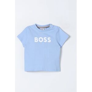 T-Shirt BOSS KIDSWEAR Enfant couleur Bleu Azur 9M - Publicité