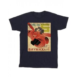 Disney Boys Big Hero 6 Baymax Flying Baymax Newspaper T-Shirt - Publicité