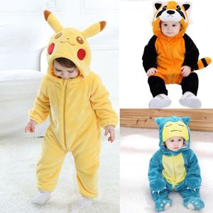 Hiver bébé naissance jaune salopette pyjamas à capuche vêtements nouveau-né infantile barboteuse Onesie Animal Costume pour enfant tenue combinaison à capuche - Publicité