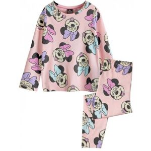 Disney Girls Minnie Mouse All-Over Print Long Pyjama Set - Publicité