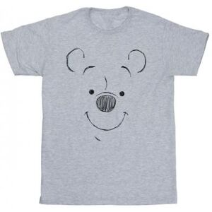 Disney Girls Winnie The Pooh Winnie The Pooh Face Cotton T-Shirt - Publicité