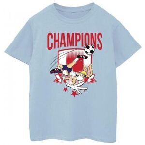 Girls Lola Football Champions Cotton T-Shirt