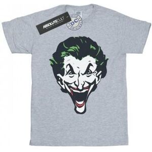 DC Comics Girls The Joker Big Face Cotton T-Shirt - Publicité