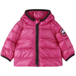 "Canada Goose Kids Bébé   Blouson Crofton rose rembourré en duvet à capuche" - 6-9M - Publicité