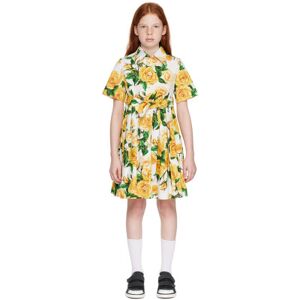 "Dolce&Gabbana; Enfant   Robe jaune à motif fleuri" - 10Y - Publicité