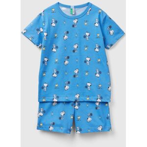 United Colors of Benetton Benetton, Pyjama Snoopy ©peanuts, taille M, Bleu Clair, Enfants - Publicité