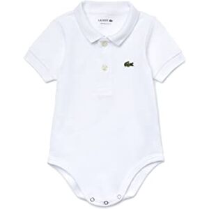 Lacoste Ensemble de Survêtement Mixte Enfant , Blanc, 6 mois - Publicité