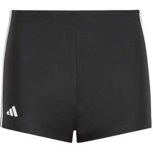 Adidas 3s Boxer Swimsuit, Black/White, 5-6 Years Garçon - Publicité