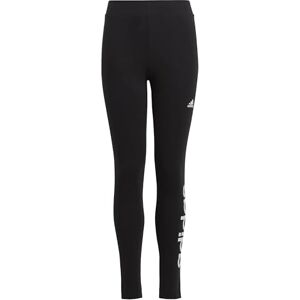 Adidas G ESS Lin TIG Leggings, Black/White, 8 Ans Girl's - Publicité