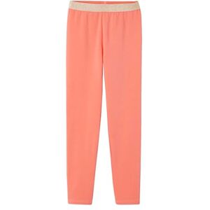 VERTBAUDET Legging uni Fille élastique irisé Basics Corail 3A - Publicité