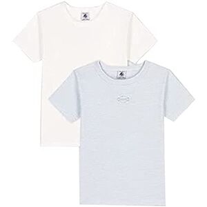 Petit Bateau Lot de 2 Tee-Shirts Manches Courtes Milleraies Petit Garçon en Coton 6 Ans - Publicité