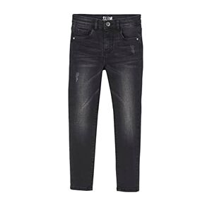 VERTBAUDET Jean Slim MorphologiK waterless Fille Tour de Hanches Fin Denim Black 3A - Publicité