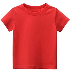 Générique T-shirt basique à manches courtes pour enfant Pour l'été Couleur unie - Publicité