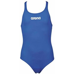 arena Fille de Sport Solid Swim Pro pour Filles Maillot bain, Bleu, FR : M (Taille Fabricant 8-9) EU - Publicité