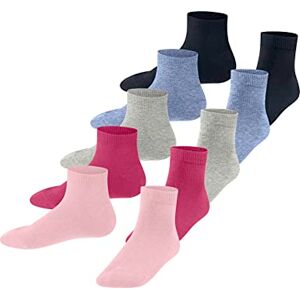 Esprit Solid-Mix 5-Pack K SN coton unies lot de 5 paires, Chaussettes basses Mixte enfant, Multicolore (Sortiment 0010), 27-30 - Publicité