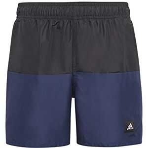 Adidas Colorblock Swim Shorts Swimsuit, Black/Team Navy Blue 2, 9-10 Years Boy's - Publicité