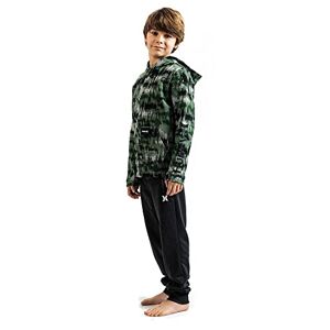 HURLEY Naturals Full Zip PO Sweatshirt Fille- Taille: 18 ans, Multicolore/Camouflage Vert - Publicité