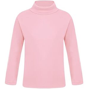 ranrann Haut Thermique Enfant Garçon Fille sous-Pull Mock Neck sous-vêtement Chaud Hiver T-Shirt Manches Longues Sport Décontracté 1-8 Ans Type B Rose 2-3 Ans - Publicité