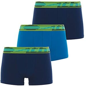 ATHENA Lot de 3 Boxers garçon Sport Stretch Taille : 6/8 Ans Couleur : Marine-Bleu-Marine - Publicité