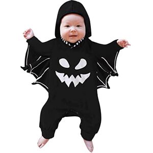 Hoothy Deguisement Halloween Bebe Fille Ensemble Bebe Fille 1 Mois Combinaison Pyjama Enfant Deguisement Squelette Garçon Costume Halloween Bebe Fille Déguisement Bébé Cosplay Halloween - Publicité