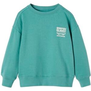 VERTBAUDET Sweat Couleur Motif Poitrine Basics garçon Vert 14A - Publicité