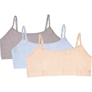 JAST Top Undershirt Soutien-Gorge en Coton pour Fille. Lot de 3 ou 4 Hauts. Bretelles réglables. Marque espagnole. Tailles de 7 à 16. Publicité