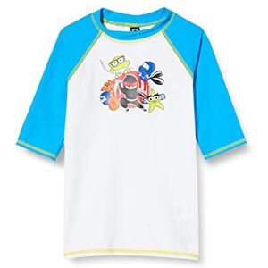 ARENA T-shirt Awt UV S / S pour enfants, Blanc / Turquoise, FR : XXS (Taille Fabricant : 1-2) - Publicité