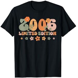 2006 Limited Edition 18. Geburtstag 2006 Geboren 18e anniversaire fille garçon 2006 millésime 18 ans T-Shirt - Publicité