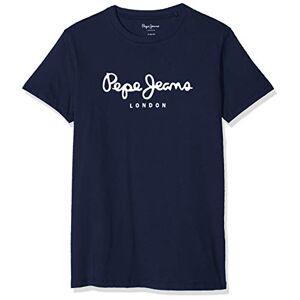 Pepe Jeans Art N T-Shirt, Bleu (Navy), 18 Ans Garçon - Publicité