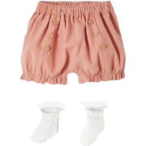 Vertbaudet Ensemble bloomer et chaussettes naissance rose 12M(74CM) - Publicité