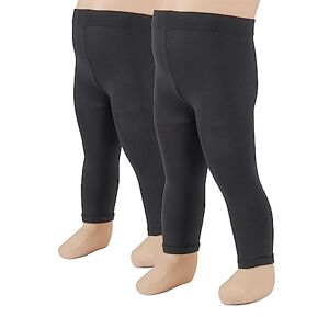 CALZITALY 2 PAIRES – LEGGINGS POUR BEBES FILLES   CALEÇONS EN MICROFIBRE POUR BEBES   50 DEN   BLANC, NOIR   12, 18, 24 MOIS   BONNETTERIE ITALIENNE (24 mois, NOIR) - Publicité