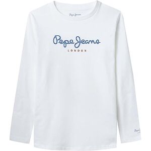 Pepe Jeans Nouveau Herman N T-Shirt, Blanc (White), 18 Ans Garçon - Publicité