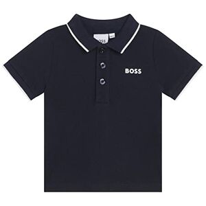 BOSS Polo Manches Courtes Bleu 100% Coton 18MOIS - Publicité