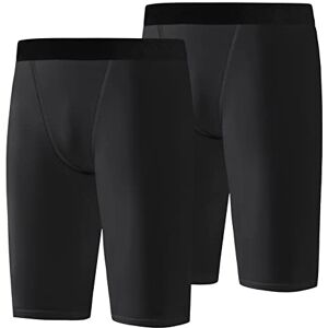 WISREMT Jeunes garçons Short de Compression, Spandex Athlétique Enfants Course à Pied sous-vêtements de Compression Couche de Base Sportive - Publicité