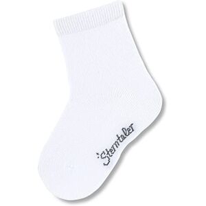 Sterntaler Söckchen uni Chaussettes Bébé fille, Blanc (500), 17-18 EU. Publicité