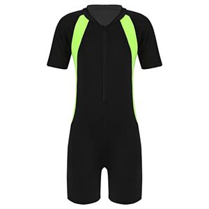 Zaldita Enfant Garçon Fille Maillot de Bain Une Pièce Body Combinaison de Bain Natation Plongée Protection Anti-UV Costume Natation Vêtements de Plage 3-14 Ans Jaune C 9-10 Ans - Publicité