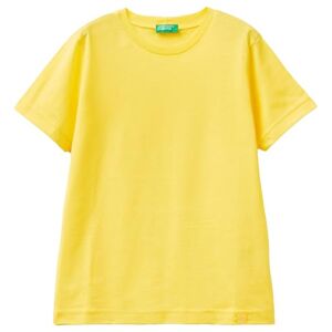 United Colors of Benetton T- Shirt , Jaune 23D, 3XL Garçon - Publicité