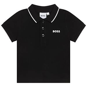 BOSS Polo Manches Courtes Noir 100% Coton 6MOIS - Publicité
