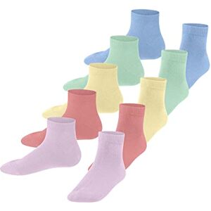 Esprit Solid-Mix 5-Pack K SN coton unies lot de 5 paires, Chaussettes basses Mixte enfant, Multicolore (Sortiment 0030), 27-30 - Publicité