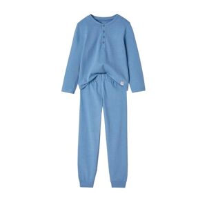 VERTBAUDET Pyjama garçon en Maille Slub Bleu Jean 10A - Publicité
