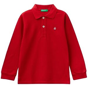 United Colors of Benetton Garçon Polo M/L  Polo, Rosso 0v3, 4 ans - Publicité