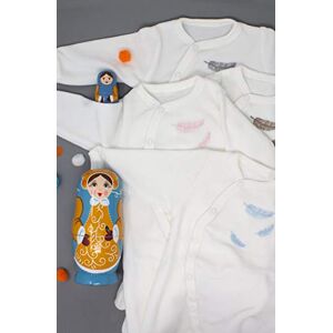 Kadolis Pyjama bébé en Coton Bio à Motifs Plumes colorées Beige 12 Mois - Publicité