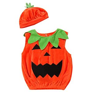 MNSWR Déguisement Halloween Bébé Déguisement Citrouille Bebe,Deguisement Halloween Bebe Tenue Basket Enfant 14 Ans Combi Pilote Bebe Fille Body Bebe Fille Manches Courtes Doudoune Bebe Fille Vêtem - Publicité